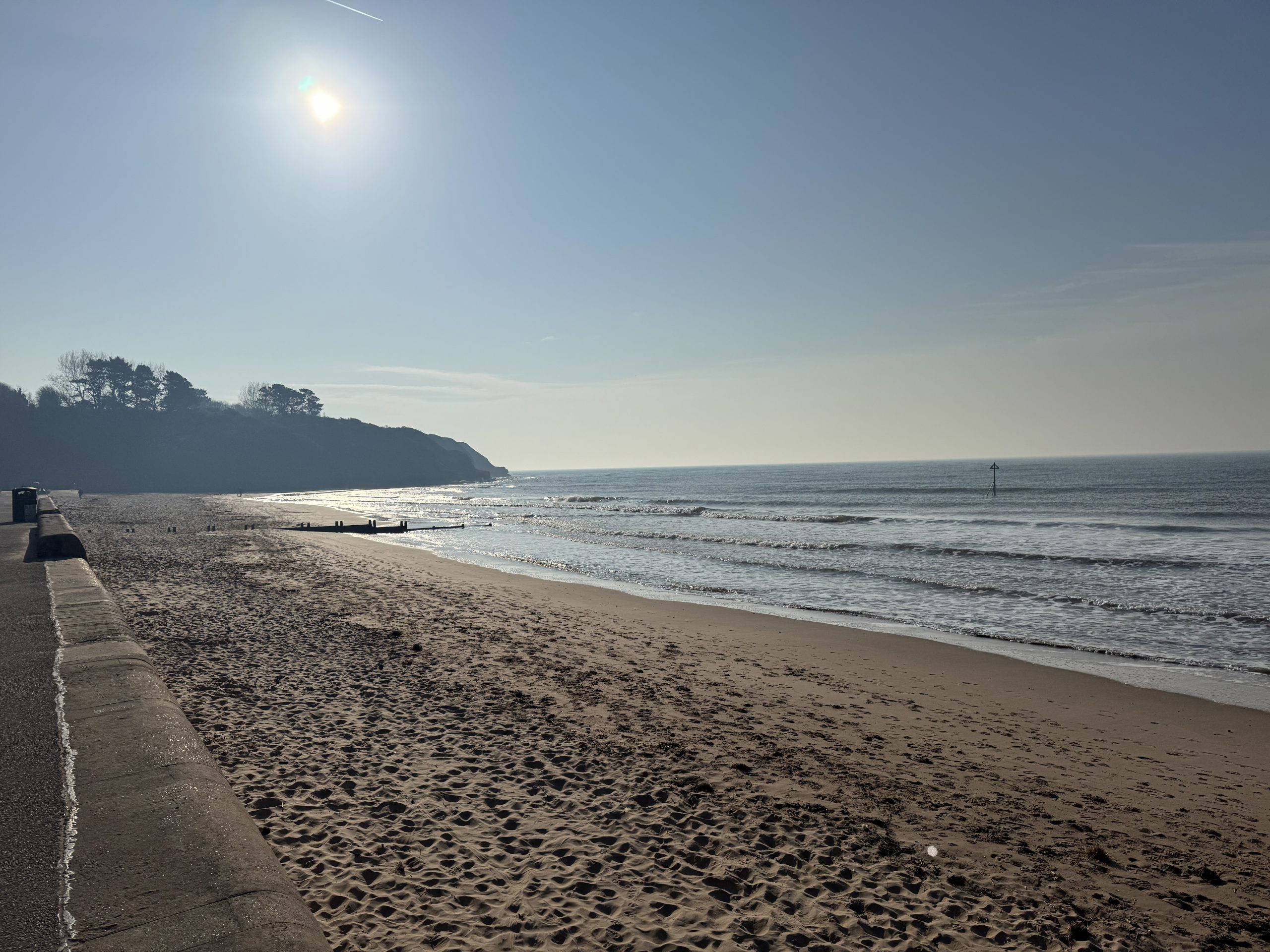 Exmouth Beach on a Spring Morning